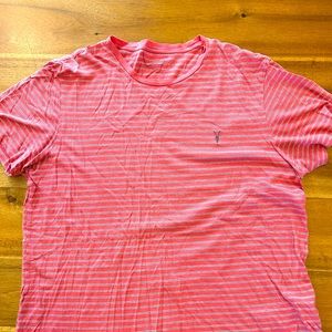 All Saints Striped Crew T-Shirt